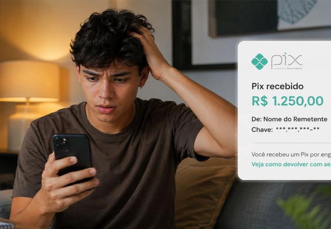 Pix recebido por engano: como devolver com segurança e evitar golpes