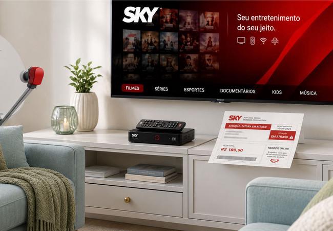 Dívida SKY: como consultar e negociar uma fatura atrasada
